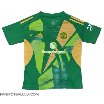 Manchester United Portarii Tricou Fotbal Replică 2024-25 Barbati Deplasare